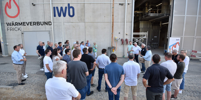 GEREF zu Besuch bei der neuen Wärmezentrale in Frick