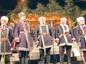 Musikalischer Höhepunkt am Samstagabend war das Konzert des Kosakenchors.