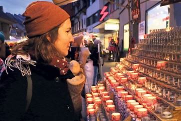Tausende funkelnde Lichter brachten Weihnachtsstimmung